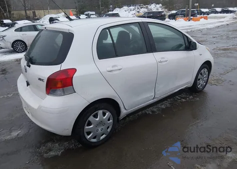 2009 Toyota Yaris из США, поврежденный, VIN JTDKT903495255555